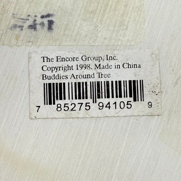 ✅Snow Buddies Around Tree Figurine 1998 7"×5.5"×4" Christmas Decor ✅MISSING BIRD - Picture 12 of 12